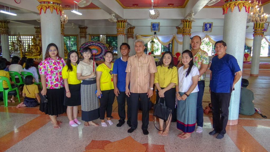 มทร.ธัญบุรี ร่วมสืบสานประเพณีไทย นำนักศึกษาชั้นปีที่ 1 แห่เทียนพรรษา เพื่อให้นักศึกษา เห็นความสำคัญ และมีส่วนร่วมในกิจกรรมวันอาสาฬหบูชาและวันเข้าพรรษา